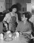 [Mr. and Mrs. George Amano having breakfast in their apartment in Detroit, Michigan] thumbnail