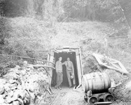 Two men at the Senador Mine entrance thumbnail