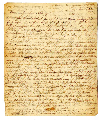 Autograph letter from Ignaz and Charlotte Moscheles to Moritz Schlesinger, Oct. 11, 1825 thumbnail
