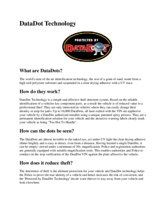 DataDot Technology (website) thumbnail