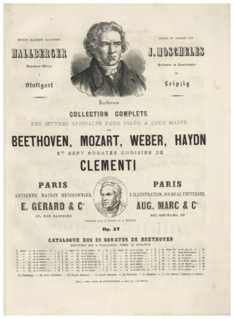 Piano sonata no. 23 in F minor, op. 57, edited by Moscheles thumbnail