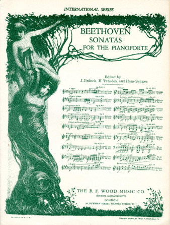Piano Sonatas. Boston: B. F. Wood [Newman 89] thumbnail