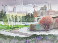 Freeway 41 in Downtown Fresno thumbnail