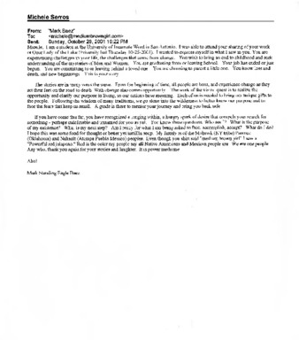 Email from Mark Standing Eagle Baez thumbnail