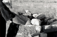 Gallegos farm, Adobe horno 108 thumbnail