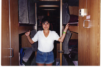 Michele Serros inside a tour bus thumbnail