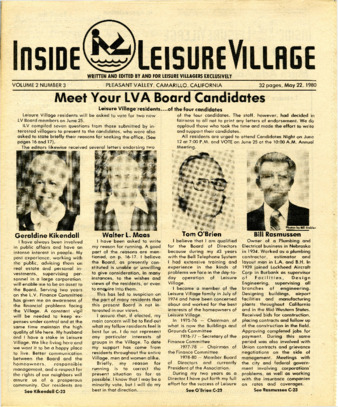 Inside Leisure Village Vol. 2 No. 3 thumbnail