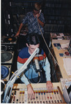 [DJ Scott Cody at console, Andrew Patterson in background on phone] thumbnail