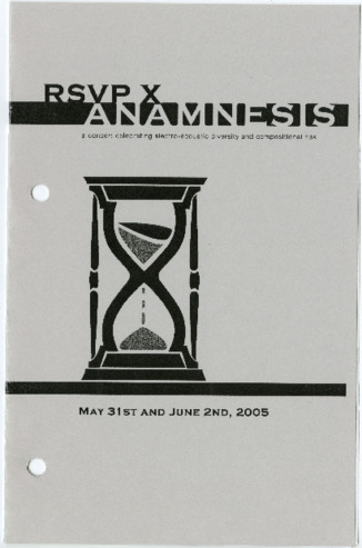 RSVP X: Anamnesis, 2005 thumbnail