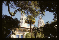 San Simeon, Casa Grande, exterior, front facade, gardens thumbnail