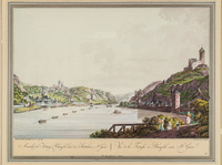 Plate 14. View of the Rheinfels fortress and the town of St. Goar thumbnail