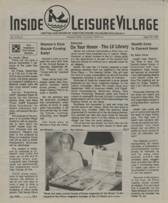 Inside Leisure Village Vol. 14 No. 6 thumbnail