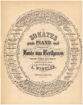 Piano sonata no. 1, op. 2, no. 1, edited by Winkler, with Winkler's metronome markings thumbnail