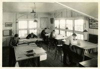 Mechanical Engineering Students in the Drafting Lab, 1938 thumbnail