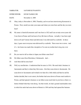 Satoshi Kuwamoto interview thumbnail