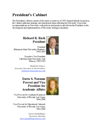 President's Cabinet thumbnail