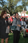 Peggy and Joanna at groundbreaking Ceremonies for John Spoor Broome Library thumbnail