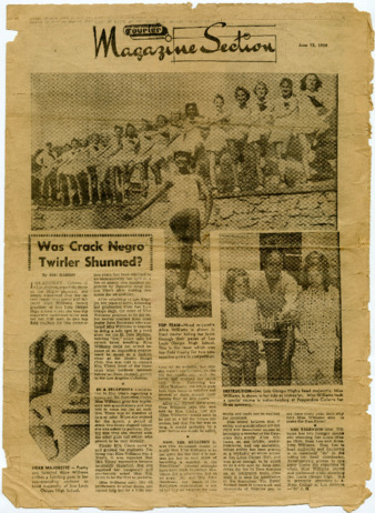 Newspaper on the Williams family girls thumbnail