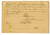 Autograph postcard signed by Ferdinand Hiller thumbnail