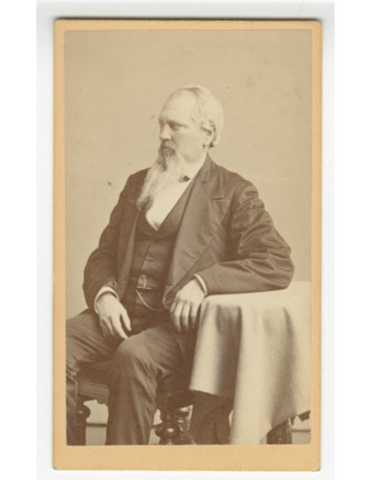 Portrait photograph of an unidentified man, likely Henry Thayer (Boston, MA) thumbnail