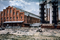 Penny Postcard image of Sugar Beet Factory Oxnard, CA thumbnail