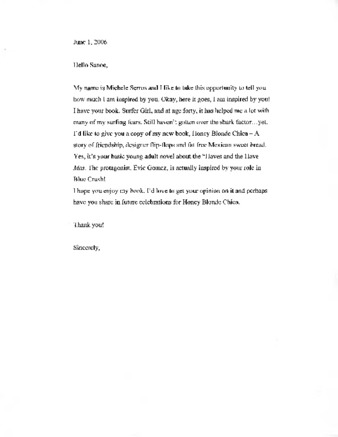 Message from Michele Serros thumbnail