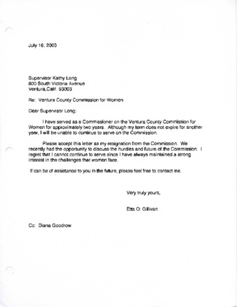 Letter to Kathy Long from Etta Gillivan thumbnail