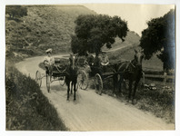 Aaron Sinsheimer and Henry Morse Stephens on trail to Avila Beach thumbnail