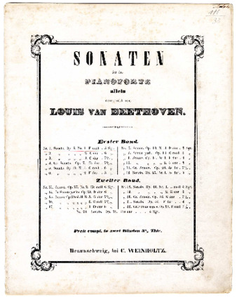 Sonate : op. 2, no. 1 J. Haydn gewidmet [von] L. v. Beethoven thumbnail