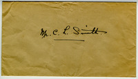 Envelope addressed to Mr. C.L. Smith thumbnail
