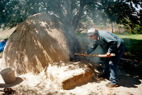 Montoya farm, Community horno baking 005 thumbnail