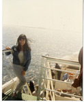 Michele Serros on a boat thumbnail