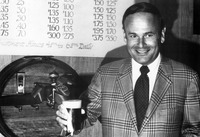 John Bunzel holding a beer. thumbnail