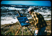 Rollin painting rugged coast thumbnail
