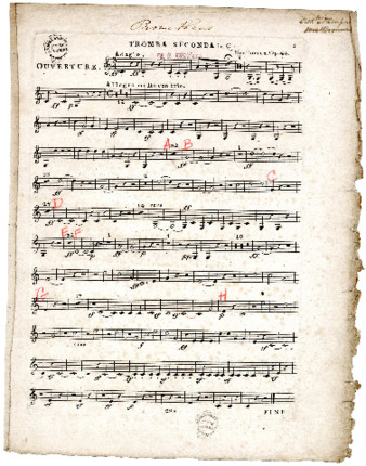 Overture to The Creatures of Prometheus (set of orchestra parts, Peters later issue) thumbnail