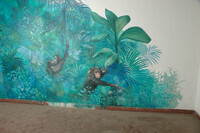 Mural, Jungle with Monkeys thumbnail