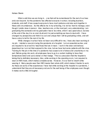 Kelsea Steele Journal Entry thumbnail