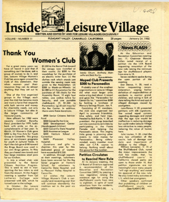 Inside Leisure Village Vol. 1 No. 11 thumbnail