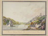 Plate 12. View of Kaub towards Oberwesel thumbnail