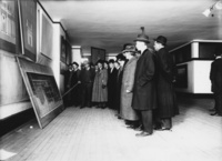 Group of congressmen studying general plan of the exposition thumbnail