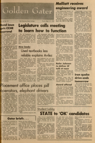 Golden Gater 27 September 1962 thumbnail