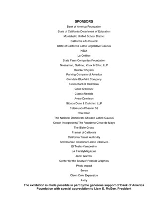 2000 Exhibition Sponsor Acknowledgement thumbnail