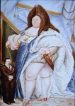 Self-Portrait with Louis XIV (after Rigaud) thumbnail