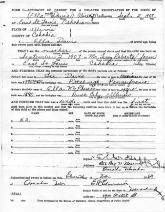 Birth records, 1968-1993 thumbnail