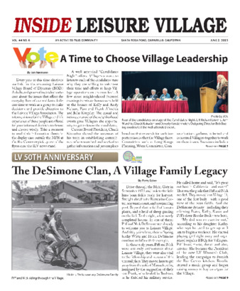 Inside Leisure Village Vol. 44 No. 6 thumbnail