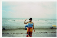 Michele Serros at a beach thumbnail