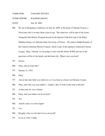 Takashi Tsutsui interview thumbnail