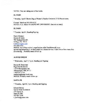 Schedule for Michele Serros thumbnail