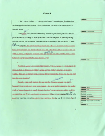 Rough draft of Honey Blonde Chica by Michele Serros thumbnail