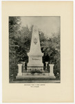 Beethoven's tomb in Vienna Cemetery : from a photograph thumbnail